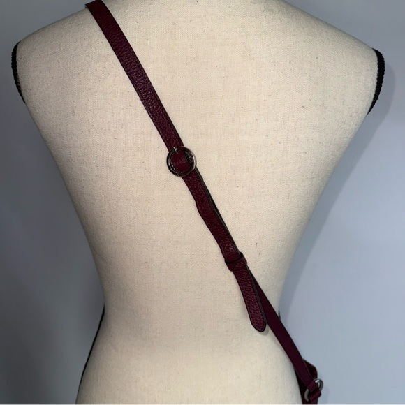 Corder London Elegant Burgundy Crossbody Bag Real Leather like new! - Picture 4 of 16